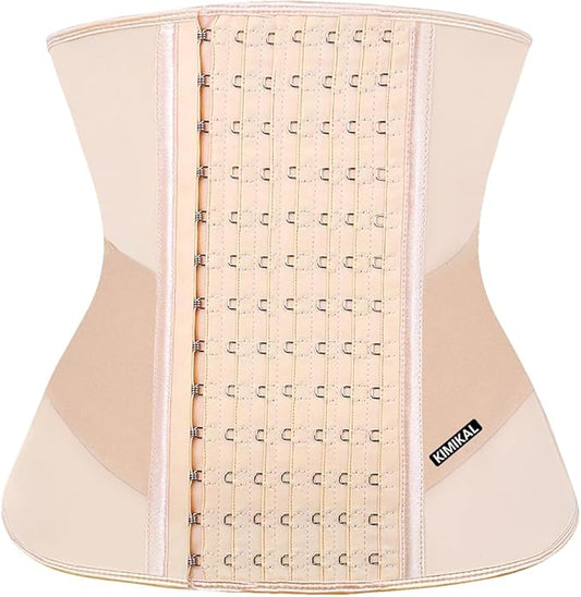 KIMIKAL Women Waist Trainer Corset Belt: Under Clothes Sport Tummy Control Long Torso Shapewear-FlexoryFit