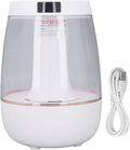 Portable Mini Humidifier, Air Humidifier White Double Spray Quiet USB 3L Large Capacity Mist Humidifier for Home, Living Room, Bedroom, Office & Car