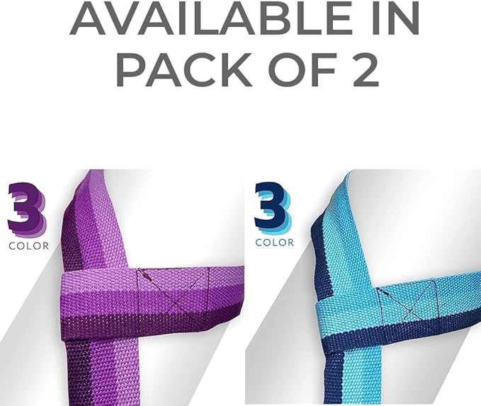Yoga Mat Carrier Strap | Adjustable Mat Holder Sling for Carrying Mats | Thick & Comfy Texture | Yoga Mat Strap-FlexoryFit