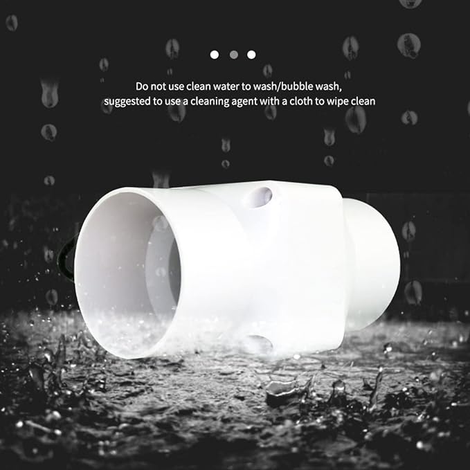 3 Inch Inline Fan 12V Tube Vent Fan Powerful 130Cfm in-line Duct Fan 20W - Image 6
