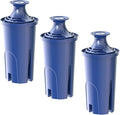 Alkaline Water Filter, Replacement for Brita® Filter, Pitchers and Dispensers, Classic 35557, OB03, Mavea® 107007, Replacement for Brita® Pitchers Grand, Lake, Capri, Wave and More (3 Pack)