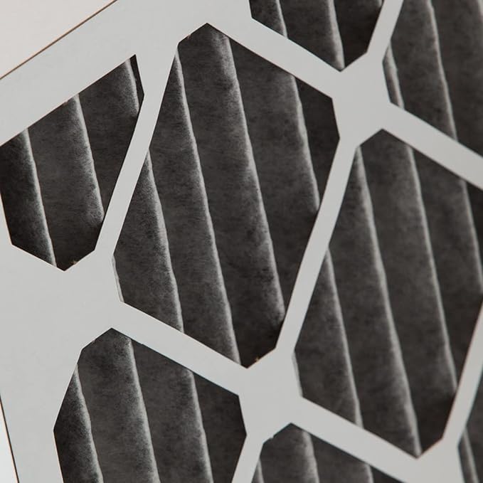Nordic Pure 14x25x2 (13 1/2 x 24 1/2 x 1 3/4) Furnace Air Filters MERV 12 Pleated Plus Carbon 12 Pack