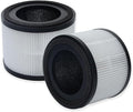 PUREBURG Replacement Filter Compatible with MOOKA AP-S0610L Air Purifier,2-Pack H13 HEPA 3-Stage Filtration Activated Carbon 2-in-1 Air Clean Dust VOCs Odor
