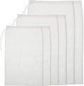 Boao 6 Pack Nut Milk Bags - Reusable Food Strainer Bags with Fine Mesh Nylon Drawstring, 3 Sizes