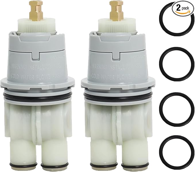 RP46074 Shower Universal Valve Cartridge Assembly for Delta Shower and Tub 13/14 Series Faucet, Replacement Part for Delta Monitor Cartridge, 2 Packs