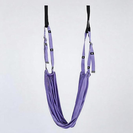Yoga strap, stretching strap, yoga straps for stretching, Precise stretching, unlocking high difficulty poses in home-FlexoryFit