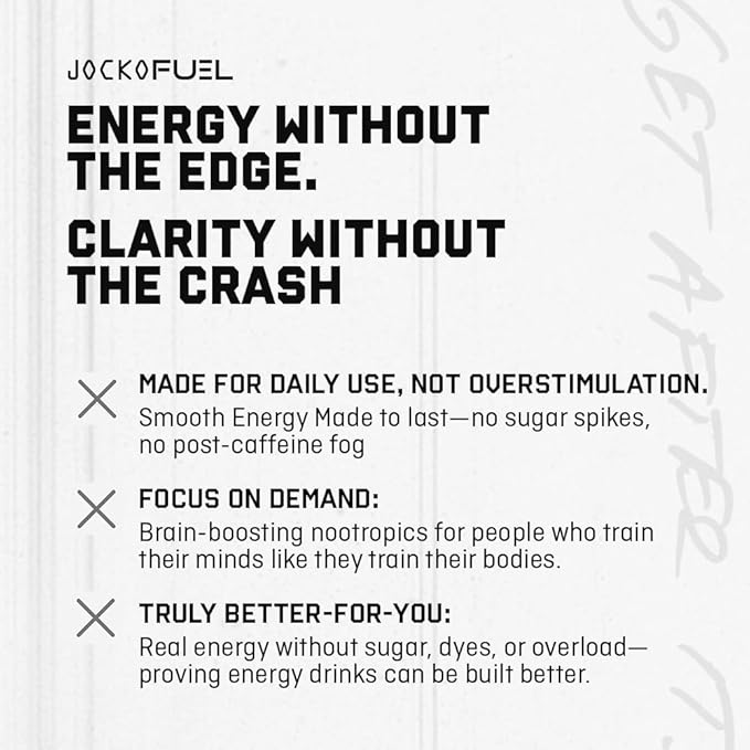 Jocko GO Energy Drink - Keto, Vitamin B12, Vitamin B6, Electrolytes, L Theanine, Magnesium- Energy Boost, Sugar Free Nootropic Monk Fruit Blend - 12 Pack (Iced Tea - Lemonade)-FlexoryFit