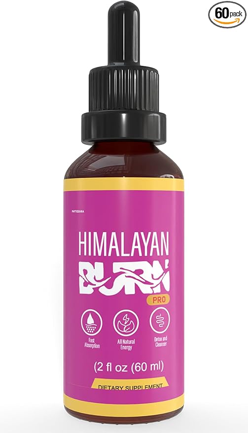 Himalayan Burn Pro Dietary Supplement, 2 fl oz, Natural Energy Blend, 60 Servings (1)-FlexoryFit