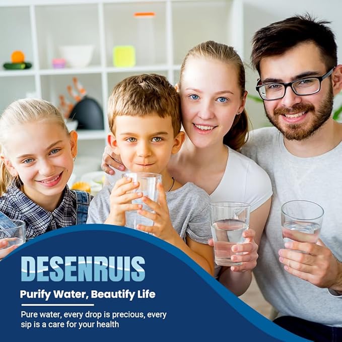 7012333 Compatible with Sub-Zero 7012333 Ice Maker Water Filter, Sub-ZeroUC-151, UC-15I, UC-15IO, UC-15IP, UC-15,UC-151P, Improves the Smell and Taste of Water, Pack of 3, By DESENRUIS
