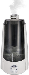 Cool Mist Humidifier for Office & Bedroom, 5L Top Fill Personal Humidifier with Adjustable Mist Mode, 2 Settings, Anion Technology, Ultra Quiet, Auto Shut-Off, Lasts Up to 15 Hours – Black