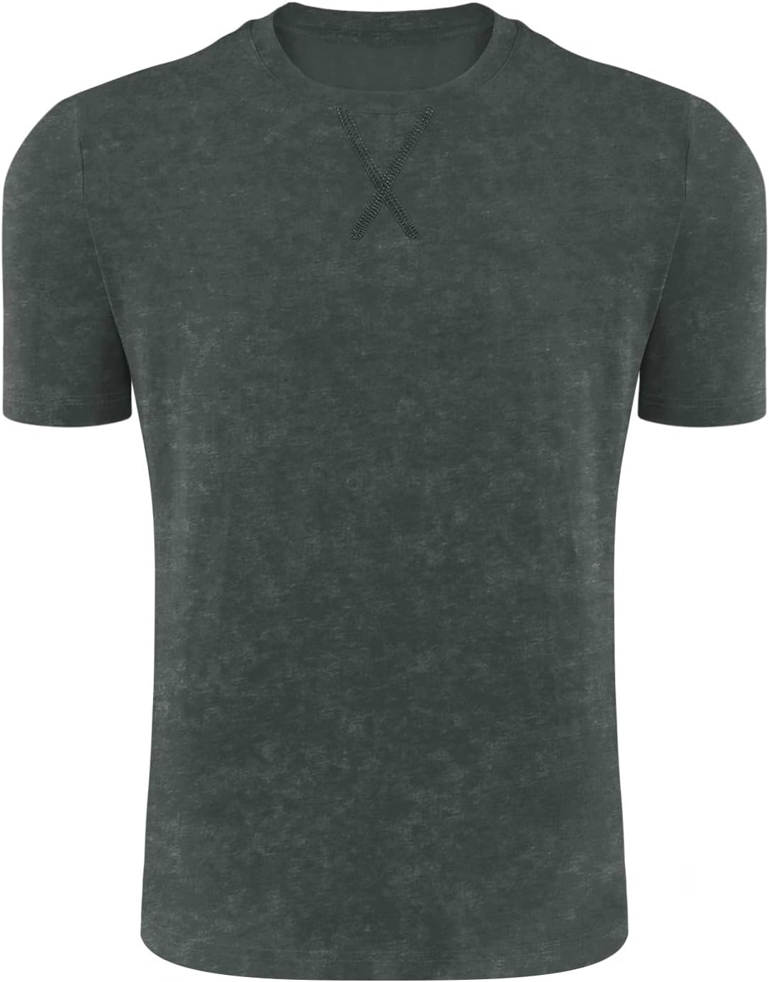 LOGEEYAR Men's Athletic Washed T-Shirts Basic Crew Neck Tees Tops Causal Distressed Cotton T Shirts for Men