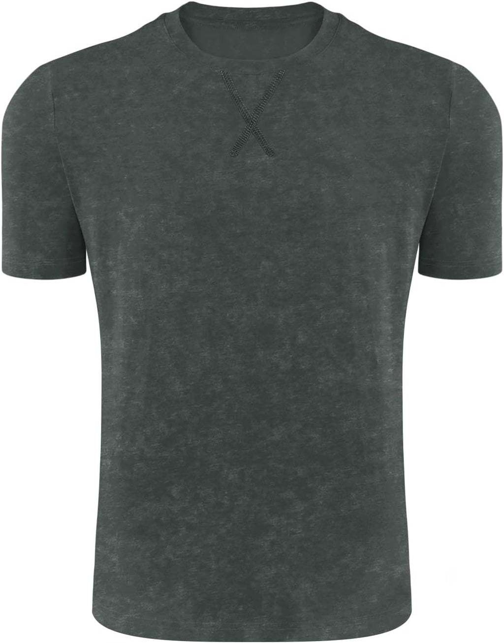 LOGEEYAR Men's Athletic Washed T-Shirts Basic Crew Neck Tees Tops Causal Distressed Cotton T Shirts for Men