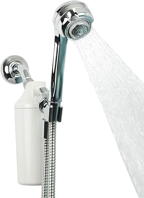 Aquasana Shower Filter for Hair & Skin | Reduces 90% of Chlorine | Handheld by Aquasana