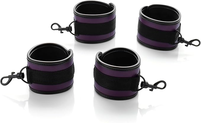 6pcs Black PU Adjustable Straps Sports Training Fitness Gear Home Yoga Set-FlexoryFit