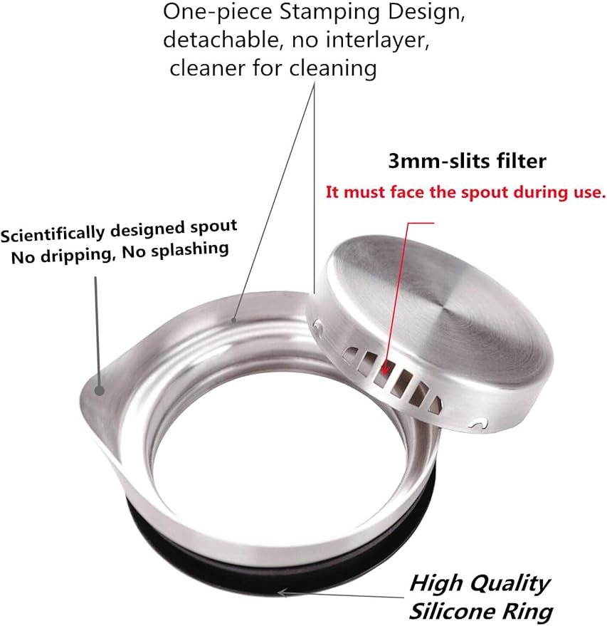 Purefold 40 ounces “Pineapple Series” Glass Pitcher with Stainless Steel Lid, Hot/Cold Water jug for Coffee, Lemonade, Iced Sun Tea,Beverage, Milk