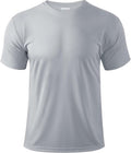 Boladeci Men's Swim Shirt Short Sleeve UPF 50+ Sun Protection SPF UV Moisture Wicking Lightweight Quick Dry Rash Guard