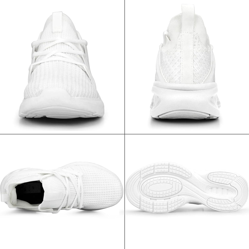 Pujcs Men's Slip on Walking Shoes Lightweight Breathable Non Slip Running Shoes Athletic Gym Tennis Shoes Sneakers for Men