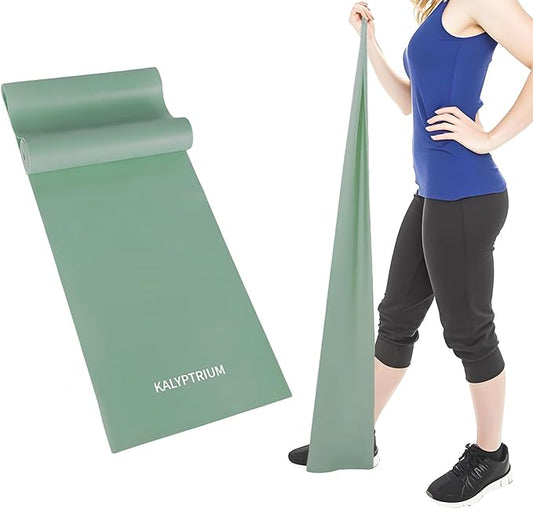 Workout Resistance Bands - Natural Latex Exercise Bands for Physical Therapy, Stretching, Yoga, Pilates, Strength Training & Home/Gym Fitness-FlexoryFit
