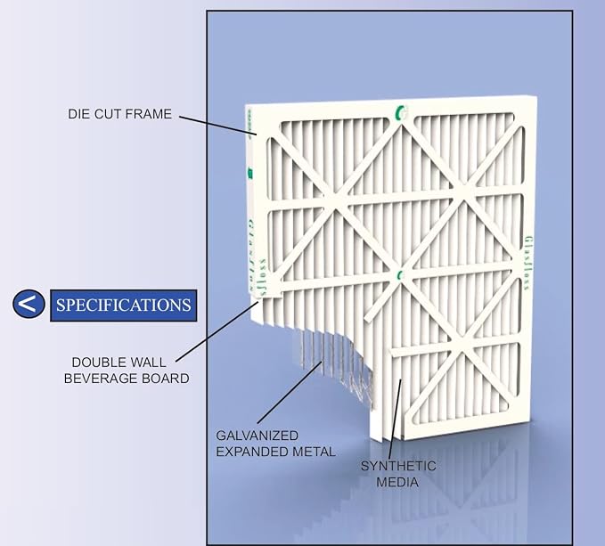 Glasfloss ZL 12x20x2 MERV 13 2" Inch Air Filters - Image 3