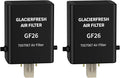 GLACIER FRESH Replacement For Sub-Zero Refrigerator Air Purification Cartridge 7042798, 7007076, 7007067 Air Filter (2 Pack)