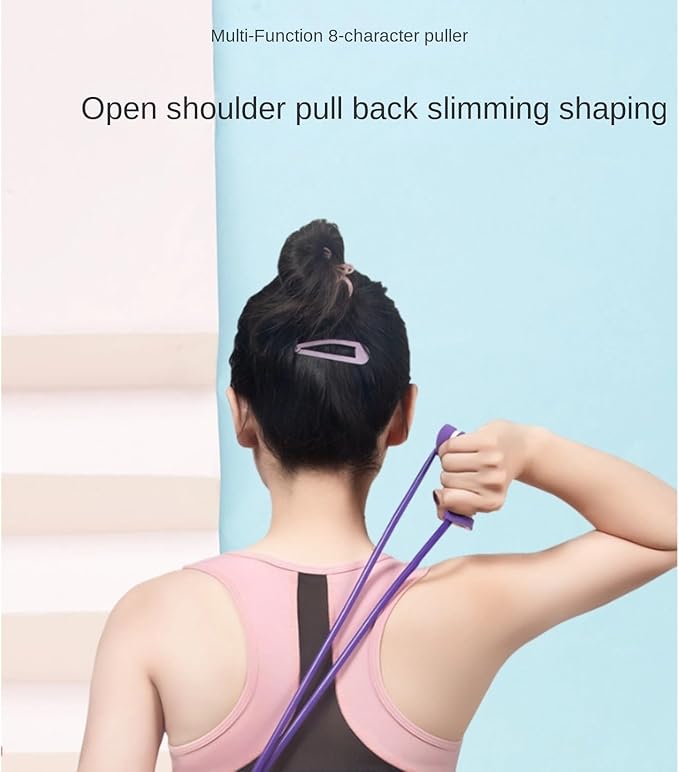 Crossover Resistance Band - Shoulder Back Training/Yoga Stretch/Posture Corrector-FlexoryFit