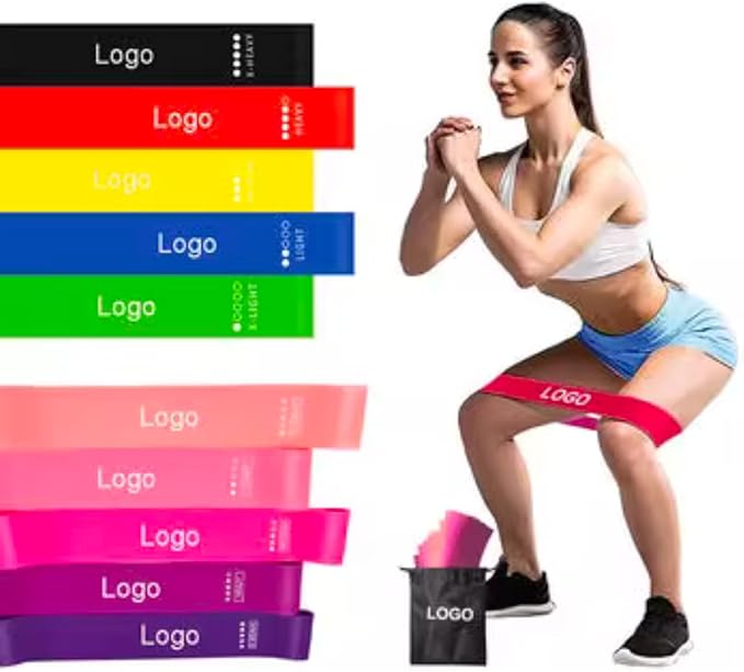 Resistance Bands Set for Women & Men – 5 Levels Latex Exercise Bands for Workout, Fitness, Home Gym, Yoga & Physical Therapy-FlexoryFit