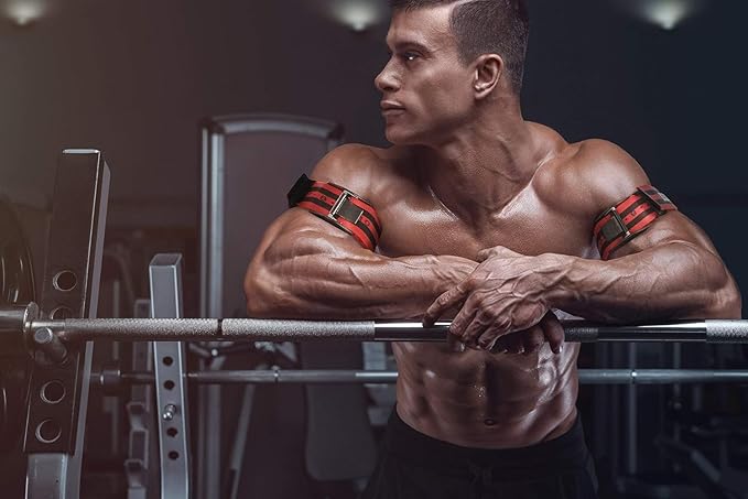 Bands Blood Flow Restriction Bands for Arms Legs & Glutes Extra Wide 2" Straps for Occlusion Training Quick-Release Elastic Strap Ideal for Muscle Growth Without Heavy Weights-FlexoryFit