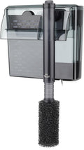 hygger Aquarium HOB Filter 105 GPH for 10-20 Gallon Fish Tank Power Filter with Adjustable Water Flow Extendable Intake Tube External Hang-On Back Filter