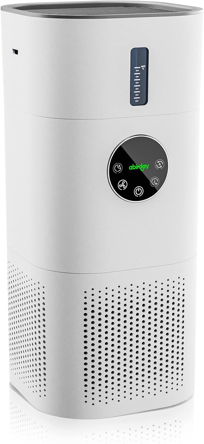 Air Humidifier & Purifier 2-in-1 – Ultra-Quiet for Home, Bedroom, Office | Auto Mode, Ideal for Pets and Smokers