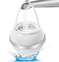 Bath Filter for Tub,Bath Water Filter for Softer Hair&Skin, 8 Stage Filtration bathtub water filter 2,500 Gallons Capacity, 6 Dimensional effect，BPA Free Easy to Install for Home, Hotels&Spa（White）