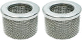 (2-Pack) 181072 1” NPT Thread Double-Layer Stainless Steel Pump Inlet Strainer Screen Filter Compatible with Graco 695, 795, 1095, 1595, 3900, 5900, 750, 1000, 1500 Airless Paint Sprayer