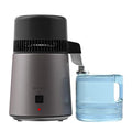 ROVSUN 1.1 Gallon/4L Water Distiller, Countertop Distilled Water Machine with BPA-Free Container, Distilled Water Maker Purifier with Flame-Retardant Material & Stainless Steel Interior, 750W, Gray