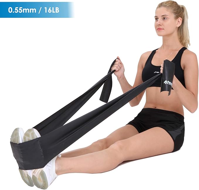Exercise Bands for Physical Therapy | Resistance Band for Fitness, Yoga, Pilates | Long Resistance Bands for Working Out | Elastic Band for Exercise | Stretch Band-FlexoryFit