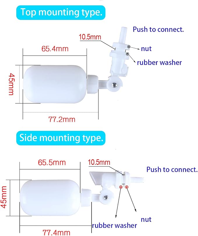 ESHIONG NSF Certified 1/4" O.D. Push to Connect Fittings - Image 4