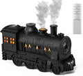 Oil Diffuser, Ultrasonic Cute Cooking Locomotive Steam Express Train Flame Aroma Diffuser Humidifier Cool Mist with Jellyfish Smokes, Lights & Sound, for Men, Dad, Kids, Boyfriend