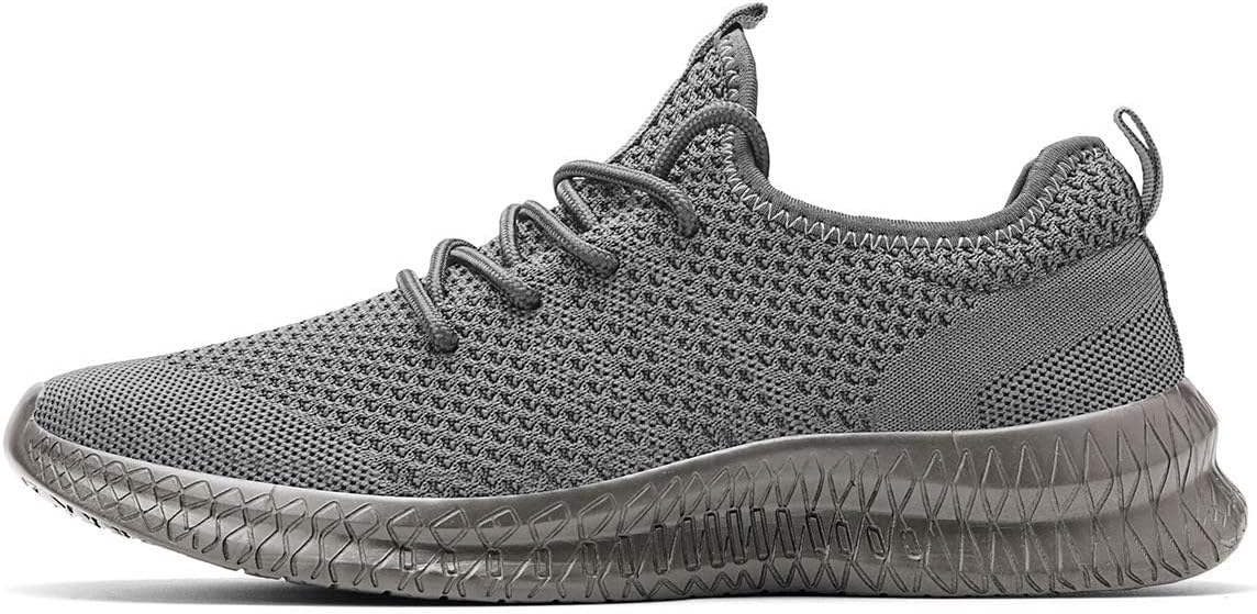FUJEAK Men Running Shoes Men Casual Breathable Walking Shoes Sport Athletic Sneakers Gym Tennis Slip On Comfortable Lightweight Shoes