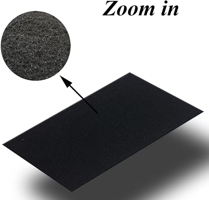 6 Pack Carbon Filters Compatible with Van Ness Cat Litter Box, 4.5 x 6.5Inch Activated Charcoal Replacement Odor Filters for Pureness F6 Zeloite Air Filter