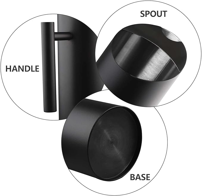 Stainless Steel Water Pitcher Black Metal Pitcher with Ice Guard Cold Drinking Carafe Jug for Juice, Beer, Milk, Ice Tea or Other Beverage by MUGLIO (53oz)