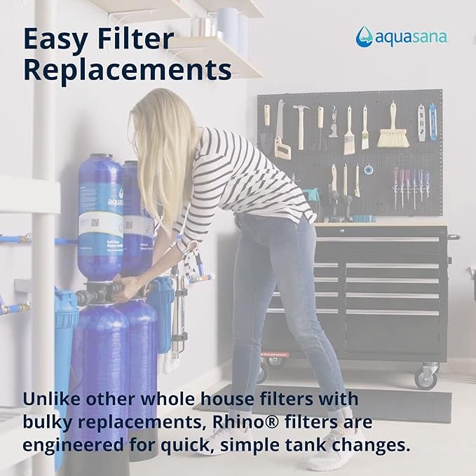 Aquasana Rhino Whole House Water Filter System Installation Kit - Image 2
