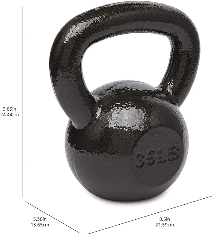 Amazon Basics Cast Iron Kettlebell-FlexoryFit