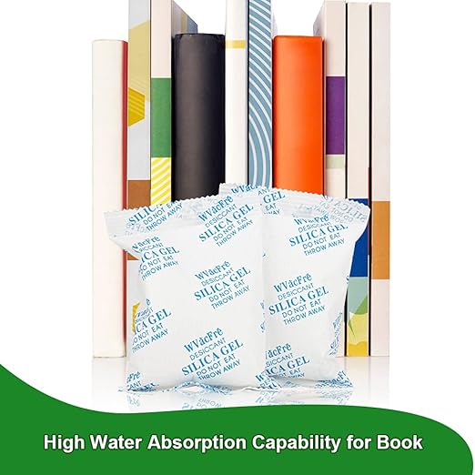 5 Gram(200Packs) Food Grade Moisture Absorber Silica Gel Desiccant Packets for Storage,Desiccant Beads Silica Gel Packs for Moisture Control