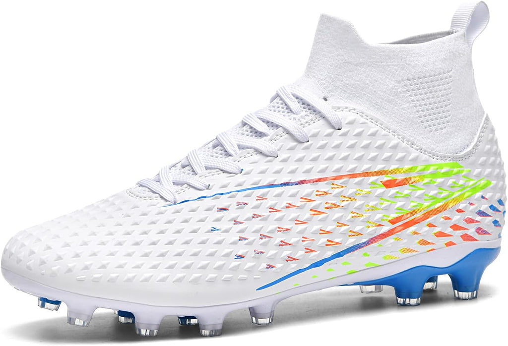 Mens Soccer Cleats Womens Indoor Soccer Shoes Wide Baseball Turf Shoes Adult Youth Rugby Shoes Big Boys Small Spikes AG TF Football Boots