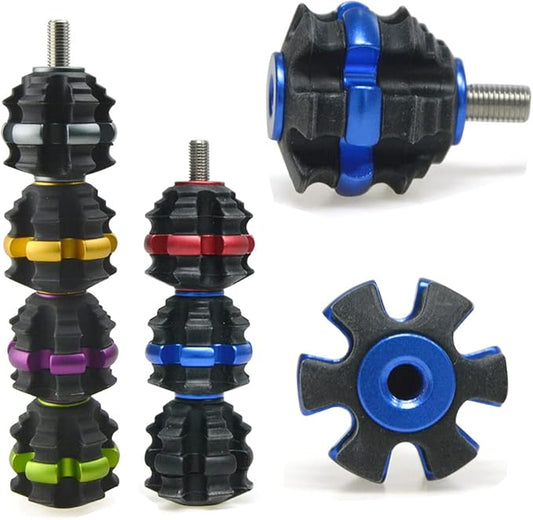 ZSHJGJR Archery Stackable Bow Stabilizer Ball Reduce Shock Absorber Balance Bar Vibration Damper Silencer for Recurve Compound Bow Hunting Shooting