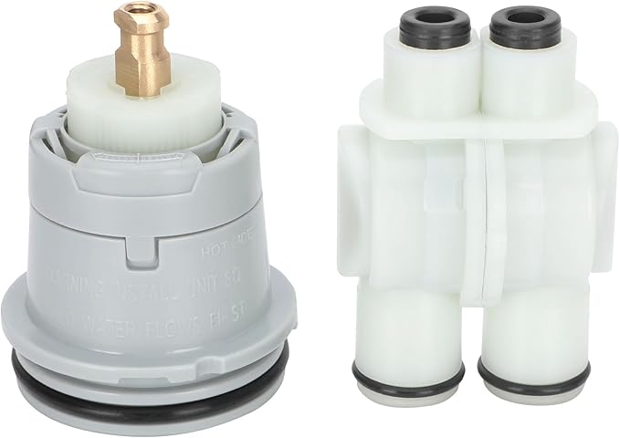 RP46074 Shower Valve Cartridge Assembly Compatible For Shower and Tub 13/14 Series Faucet, Single-handle Universal Valve Replacement Monitor Cartridge with RP22734 Bonnet NutNut.