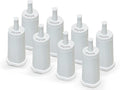 Nispira BES008 Water Filter For Sage ClaroSwiss for Breville Coffee Maker Espresso Machine Oracle Touch BES990, Bambino Plus BES920, Barista Pro BES878, Barista Express, Barista Touch BES880, 8 Packs