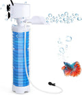 20-100 Gal Multifunction Power Aquarium Filter, Up to 320GPH Adjustable Bubble & Silent Dual Mode Internal Fish Tank Filter for Filtration, Oxygenation, Circulation, Wavemaker