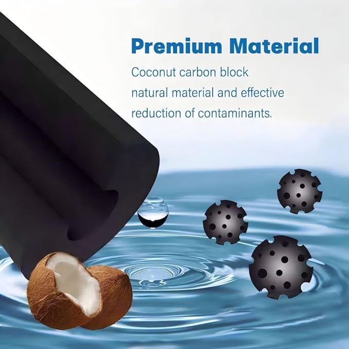 Replacement water filter and EDR1RXD1, Filter 1, EDR1RXD1B, W10295370, WHR1RXD1, KAD1RXD1, P4RFKB2, P8RFWB2L, 46-9930,46-9081 compatible is water filters(2Pack)