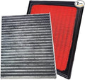 JTBU157-11895 Cabin Air Filter and Engine Air Filter Combo for AVALON CAMRY HIGHLANDER RAV4 ES350 NX250 NX350,Replacement for CF12157