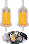 2 Pcs Motorcycle Fuel Filter, High Flow Inline Diesel Gasoline Fuel Filter by Unknown