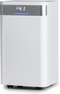 COSTWAY 32 Pints Dehumidifier, 24H Timer, 3-Color Indicator, Drain Hose & Wheels, Low Noise, 2000 Sq.Ft Portable Dehumidifier Home, Bathroom, Bedroom
